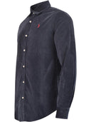 U.S. Polo Assn. Ανδρικό Πουκάμισο Κοτλέ US42104025-479 Μπλέ Σκούρο