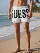 Guess Ανδρικό Μαγιό Σορτς F6GT03WN322-G011 Λευκό