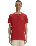 Fred Perry Ανδρική Μπλούζα Τ-Shirt Twin Tipped M1588-07B Κόκκινο