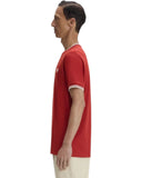 Fred Perry Ανδρική Μπλούζα Τ-Shirt Twin Tipped M1588-07B Κόκκινο