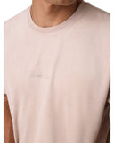Guess Jeans Ανδρικό T-shirt Βελούρ M6BI06K5307-A91D Μπεζ