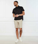 Guess Jeans Ανδρικό Πουκάμισο Κοντομάνικο  M5GH16WH7P1-JBLK Μαύρο