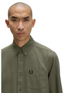 Fred Perry Ανδρικό Πουκάμισο Oxford Shirt M5516-Χ21 Χακί
