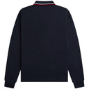 Fred Perry Ανδρική Μπλούζα Ls Twin Tipped Polo M3636-T55 Μπλε