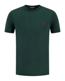 Fred Perry Ανδρική Μπλούζα Ringer T-Shirt M3519-30A Πράσινο