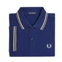 Fred Perry Ανδρική Μπλούζα Twin Tipped Polo M3600-48A Μπλε
