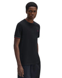 Fred Perry Ανδρική Μπλούζα Τ-Shirt Twin Tipped M1588V-Z58 Μαύρο