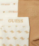 Guess Γυναικείες Κάλτσες 3 pack Fantasy O4BG03KCJ20-FN28 Μπεζ