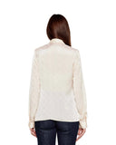 Guess Γυναικείο Πουκάμισο New Marthe W6YH22W2945-G012 Εκρού