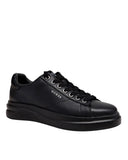 Guess Ανδρικό Δερμάτινο Παπούτσι Elba  FMTEL4LEA12-Black