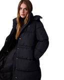 Guess Γυναικείο Μπουφάν Μακρύ Virginia Long Hoodie V6BL08W4373-JBLK Μαύρο