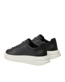 Guess Ανδρικό Δερμάτινο Παπούτσι Elba  FMPVIBSUE12-Black