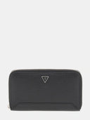 Guess Ανδρικό Πορτοφόλι Barcelona Sl Billfold Zip Around SMBAGRLEA28-BLA Μαύρο