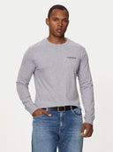 Guess Jeans Ανδρικό Μακρυμάνικο T-Shirt M4YI54K8HM0-H90Z Γκρι