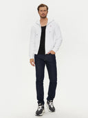 Guess Ανδρική Φούτερ Ζακέτα Με Κουκούλα M4YQ28K9V31-G011 Λευκό