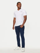 Guess Jeans Ανδρικό T-Shirt  V-Neck M4YI50K8HMO-G011 Λευκό