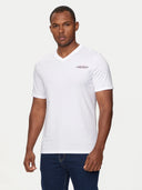 Guess Jeans Ανδρικό T-Shirt  V-Neck M4YI50K8HMO-G011 Λευκό