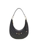 Guess Γυναικεία Τσάντα  Lindsey Hobo HWSG9749010-Coal Logo