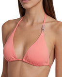 Guess Γυναικείο Μαγιό Padding  Triangle Bikini Top E6GJ30MC040-FK0H Κοραλί