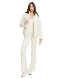 Guess Γυναικείο Μπουφάν Claudia Light Puffer Jacket V4YL03WFUD0-G6K5 Εκρού