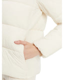 Guess Γυναικείο Μπουφάν Claudia Light Puffer Jacket V4YL03WFUD0-G6K5 Εκρού