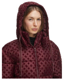 Guess Γυναικείο Μπουφάν New Daisy Puffer Jacket W6BL56W4195-G596 Μπορντό