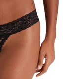 Guess Γυναικείο Σετ Στρινγκ 3 τμχ. Basic Lace Thong O5RG18KC5L0-JBLK Μαύρο