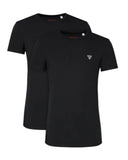 Guess Σετ 2 T-Shirts U97G02KCD31-A996 Μαύρο