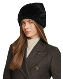 Guess Γυναικείος Σκούφος Cecilia Fur Cap W4BZ40WGU30-JBLK Μαύρο