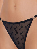 Guess Γυναικείο Στρινγκ Loren Thong O6BE18K5019-JBLK Μαύρο