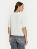 Guess Γυναικείο T-Shirt Aurelie V4YI06I3Z14-G6K5 Εκρού