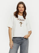 Guess Γυναικείο T-Shirt Aurelie V4YI06I3Z14-G6K5 Εκρού