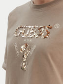 Guess Γυναικείο T-Shirt Aurelie V4YI06I3Z14-G103 Μπεζ