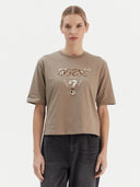 Guess Γυναικείο T-Shirt Aurelie V4YI06I3Z14-G103 Μπεζ