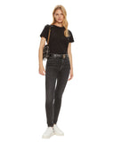 Guess Γυναικείο T-Shirt Colette V4YI09J1314-JBLK Μαύρο