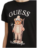 Guess Γυναικείο T-Shirt Fabrizia V6BI19K6749-JBLK Μαύρο