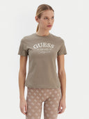 Guess Γυναικείο T-Shirt Beatriz V6RI02J1314-G103 Μπεζ