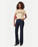 Guess Γυναικείο T-Shirt Beads Script W6YI29K4348-A117 Μπεζ