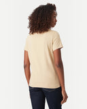Guess Γυναικείο T-Shirt Beads Script W6YI29K4348-A117 Μπεζ