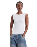 Guess Γυναικεία Μπλούζα Mini Logo Top W6YP17K3881-G011 Λευκό