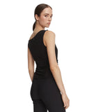 Guess Γυναικεία Μπλουζα Shirring Iliana W6YP38K4517-JBLK Μαύρο