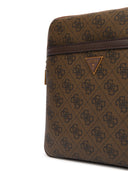 Guess Τσαντάκι Ώμου Vezzola Milano Crossbody Flat HMEVZLP2223-COF Καφέ