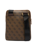 Guess Τσαντάκι Ώμου Vezzola Milano Crossbody Flat HMEVZLP2223-COF Καφέ
