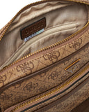 Guess Crossbody Milano Ανδρική Τσάντα HMMILOP5422-BBO Μπεζ