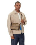 Guess Crossbody Milano Ανδρική Τσάντα HMMILOP5422-BBO Μπεζ