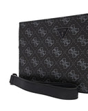 Guess Τσάντα Ώμου Φάκελος Milano HMMILOP6157-DAB Μαύρο