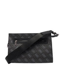 Guess Τσάντα Ώμου Φάκελος Milano HMMILOP6157-DAB Μαύρο