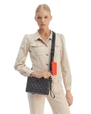 Guess Τσάντα Ώμου Φάκελος Milano HMMILOP6157-DAB Μαύρο