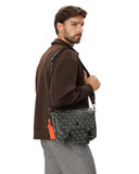 Guess  Milano Messenger Ανδρική Τσάντα΄Ωμου HMMILOP6444-DAB Μαύρο