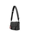 Guess  Milano Messenger Ανδρική Τσάντα΄Ωμου HMMILOP6444-DAB Μαύρο